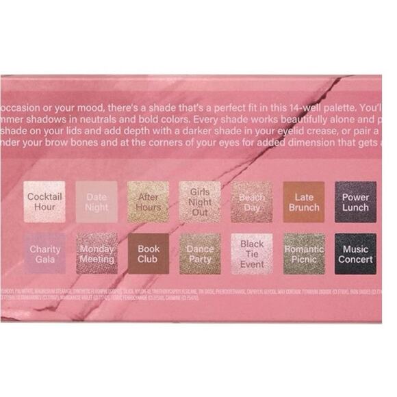 Mally Beauty Best Dressed Lids Neutral Bolds 14 Matte Shimmer Eyeshadow Palette - Picture 7 of 7